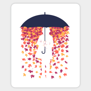 Autumn Rain Sticker